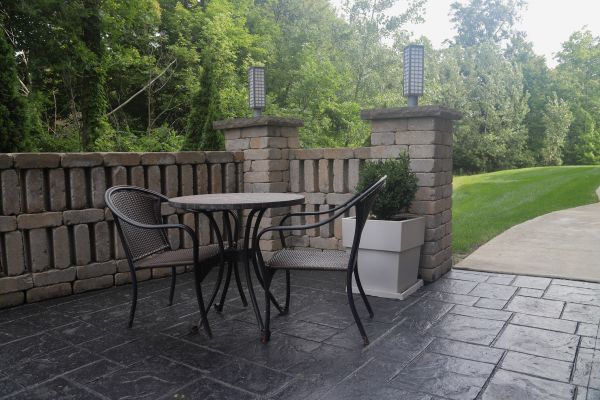 Stamped Concrete Patio Installation in San Marcos
