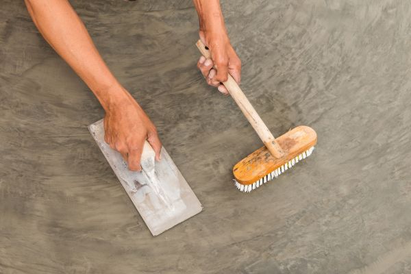 Driveway Concrete Staining in San Marcos